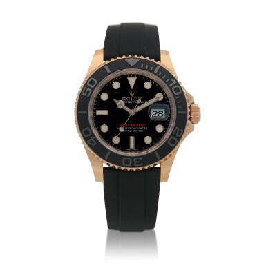 View full screen - View 1 of Lot 577. Yacht-Master 40, Ref 116655 Pink gold wristwatch with date Circa 2017.