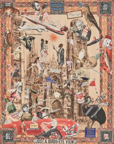 View full screen - View 1 of Lot 62. The Alarm Clock Fails but Aunt Jemimas Ring the Bell (Just a Bird's Eye View).