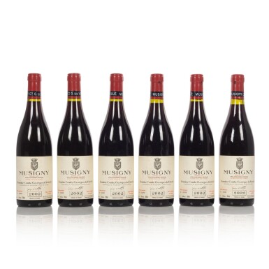 View full screen - View 1 of Lot 45. Musigny, Cuvée Vieilles Vignes 2002 Comte Georges de Vogüé (6 BT).