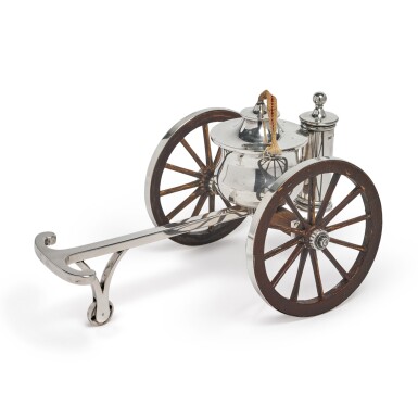 View full screen - View 1 of Lot 263. A VICTORIAN SILVER CIGAR LIGHTER, EDWARD H. STOCKWELL, LONDON, 1872.