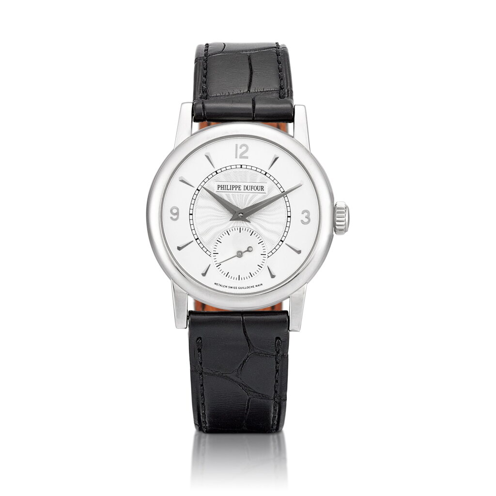 View full screen - View 1 of Lot 2178. Simplicity, Number 167 | A white gold wristwatch, Made in 2011 | Philippe Dufour | Simplicity 編號167 | 白金腕錶,2011年製 .