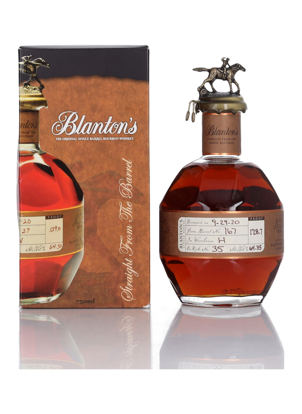 View full screen - View 1 of Lot 146. Blanton's Straight From The Barrel 122.4 Proof NV (1 Bottle 75cl).