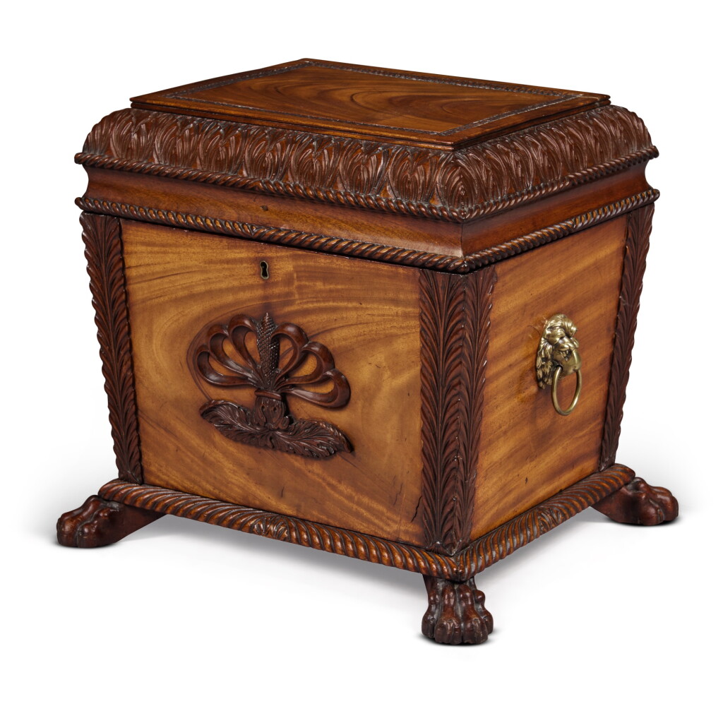 View full screen - View 1 of Lot 1992. An Irish Regency Mahogany Cellarette, Early 19th Century, Possibly Cork.