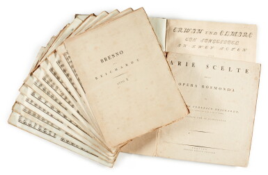 View full screen - View 1 of Lot 50. J. F. Reichardt. Collection of first and early editions of his operas and songs from his operas, c. late C18th.
