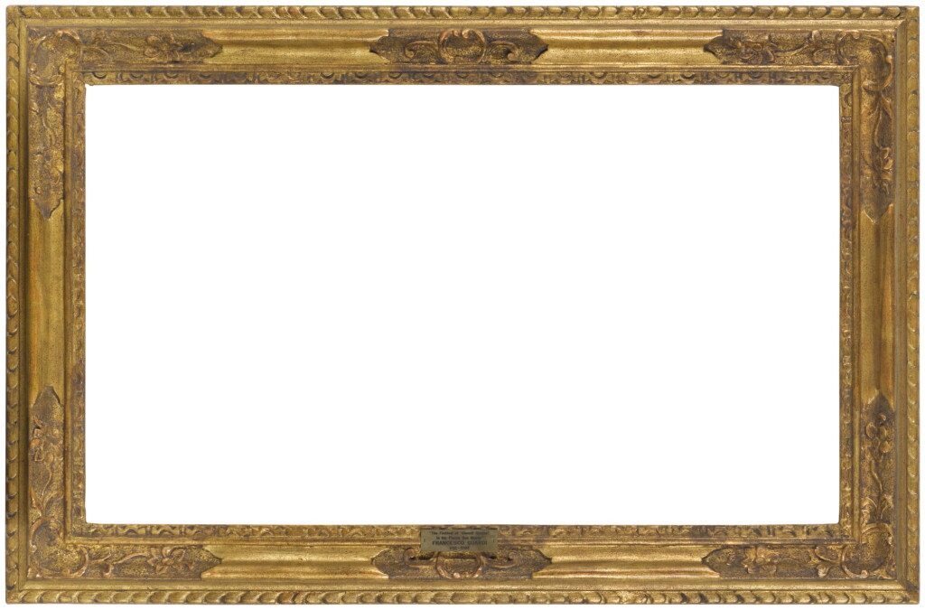 View full screen - View 1 of Lot 148. An 18th century (or later replica) Italian Rococo carved giltwood frame.
