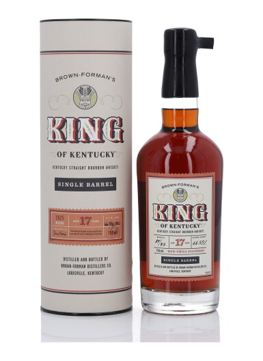 View full screen - View 1 of Lot 418. King of Kentucky Single Barrel 17 Year Old 133.1 Proof 2007 (1 Bottle 75cl).