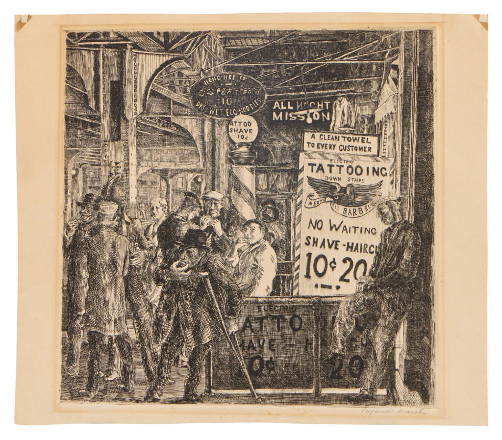View full screen - View 1 of Lot 199. Tattoo — Shave — Haircut (Sasowsky 140; Beal 81).