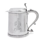 American Silver Large Tankard, John Coney, Boston, Circa 1700