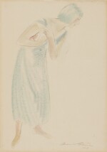 Girl Bowing