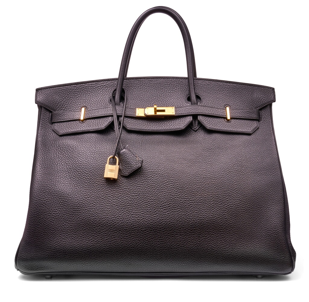 View full screen - View 1 of Lot 110. Black Togo Birkin 40 Gold Hardware, 2001.
