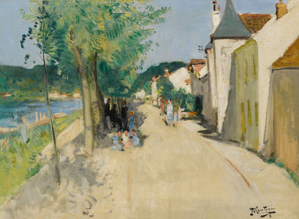 View full screen - View 1 of Lot 164. PIERRE-EUGÈNE MONTÉZIN | QUAI À SAINT-MAMMES.