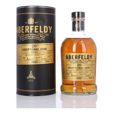 View full screen - View 1 of Lot 16. Aberfeldy Exceptional Cask Series 20 Year Old 43.0 abv NV (1 BT 75cl).
