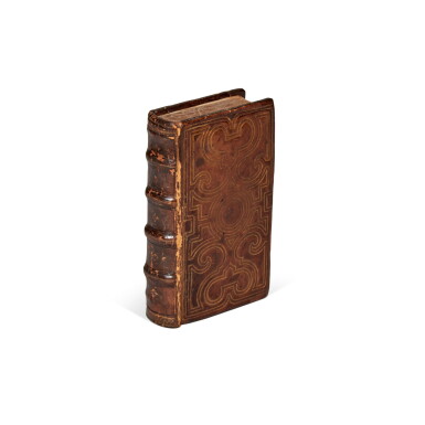View full screen - View 1 of Lot 1087. Du Corroy, Pandecta legis Evangelicae, Lyon, 1547, Lyonese panel stamp binding .