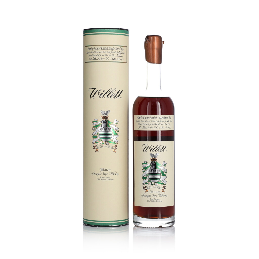 View full screen - View 1 of Lot 346. Willett Family Estate Single Barrel Rye 25 Year Old 100 Proof NV (1 BT 75cl).