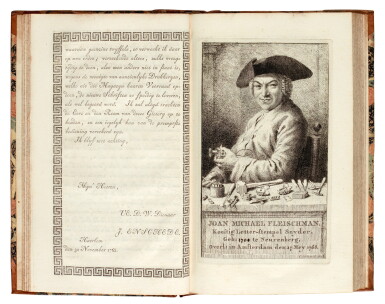 View full screen - View 1 of Lot 113. Enschede, Proef van letteren, Haarlem, 1768, contemporary half calf.