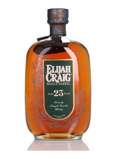 View full screen - View 1 of Lot 210. Elijah Craig Single Barrel 23 Year Old 45.0 abv 1990 (1 Bottle 75cl).