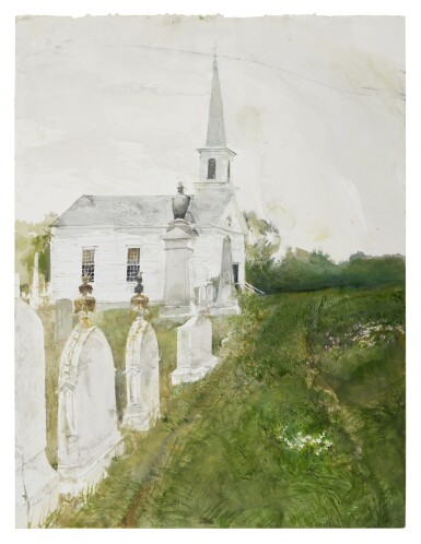 View full screen - View 1 of Lot 249. Ridge Church (Study for Shellback).