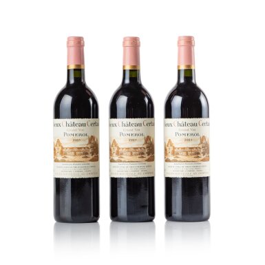 View full screen - View 1 of Lot 276. Vieux Château Certan 2001 (3 BT).