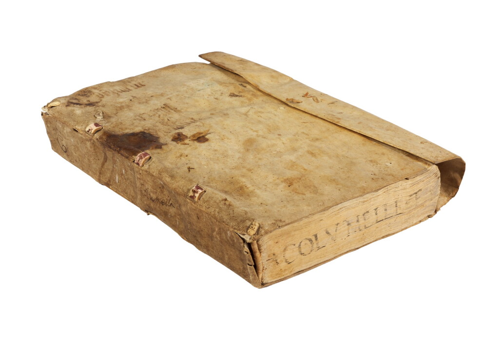 View full screen - View 1 of Lot 81. Columella, Opus agricolationum, Bologna, 1504, old limp wallet-style vellum.