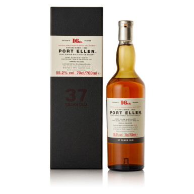 View full screen - View 1 of Lot 6540. Port Ellen 16th Annual Release 37 Year Old 55.2 abv 1978 (1 BT70).