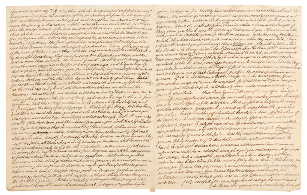 View full screen - View 1 of Lot 8. Henry St. John, Viscount Bolingbroke | Autograph letter signed, to George Lyttelton, 1741.