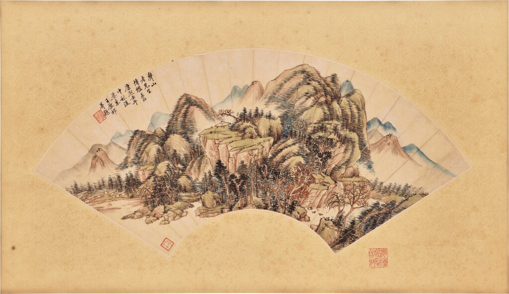View full screen - View 1 of Lot 6141. 王原祁(款) 山水 | Attributed to Wang Yuanqi, Landscape.