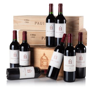 View full screen - View 1 of Lot 55. Pauillac de Latour 2018 (12 BT).