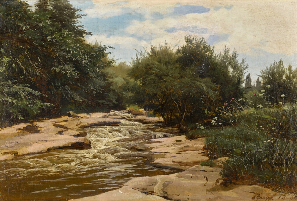View full screen - View 1 of Lot 141. Forest Stream.