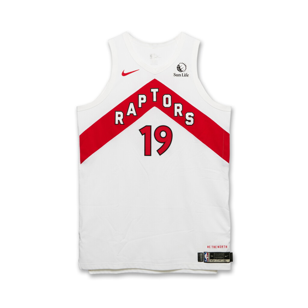 View full screen - View 1 of Lot 20. Jakob Poeltl Toronto Raptors 2025-2026 NBA Tip-Off Game Worn Association Edition Jersey.