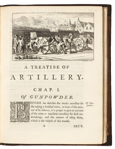 View full screen - View 1 of Lot 230. Gunnery, works in English, 6 vol..