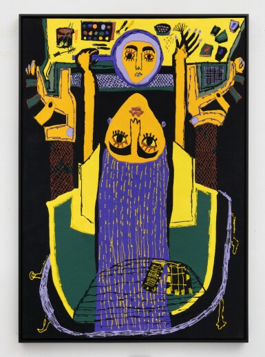 View full screen - View 1 of Lot 98. Vanity Table, Lemon and Lime.