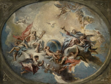 View full screen - View 1 of Lot 231. CARLO INNOCENZO CARLONE | THE HOLY TRINITY.