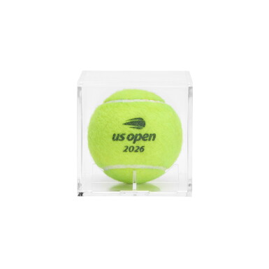 View full screen - View 1 of Lot 14. Frances Tiafoe v. Alex Michelsen 2026 US Open Quarterfinal Match Point Tennis Ball | Set 5.