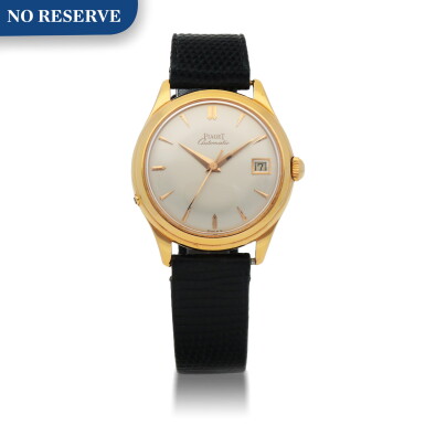 View full screen - View 1 of Lot 457. YELLOW GOLD WRISTWATCH WITH DATE CIRCA 1960.