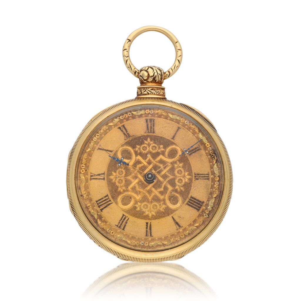 全萤幕检视 - 查看156Lewis Samuel, Liverpool No. 16627 A gold open-faced lever watch Circa 1840的1