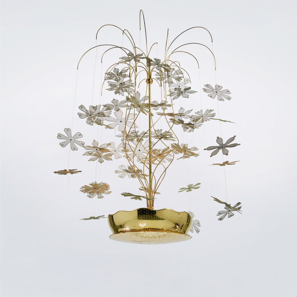 View full screen - View 1 of Lot 567. "Snowflake" Chandelier.