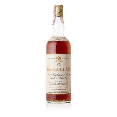 View full screen - View 1 of Lot 8012. The Macallan Campbell Hope King 80 Proof 1962 (1 BT75).