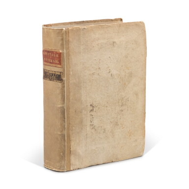 View full screen - View 1 of Lot 700. Epistolae diversorum philosophorum, Venice, Aldo, 1499, eighteenth-century half vellum.
