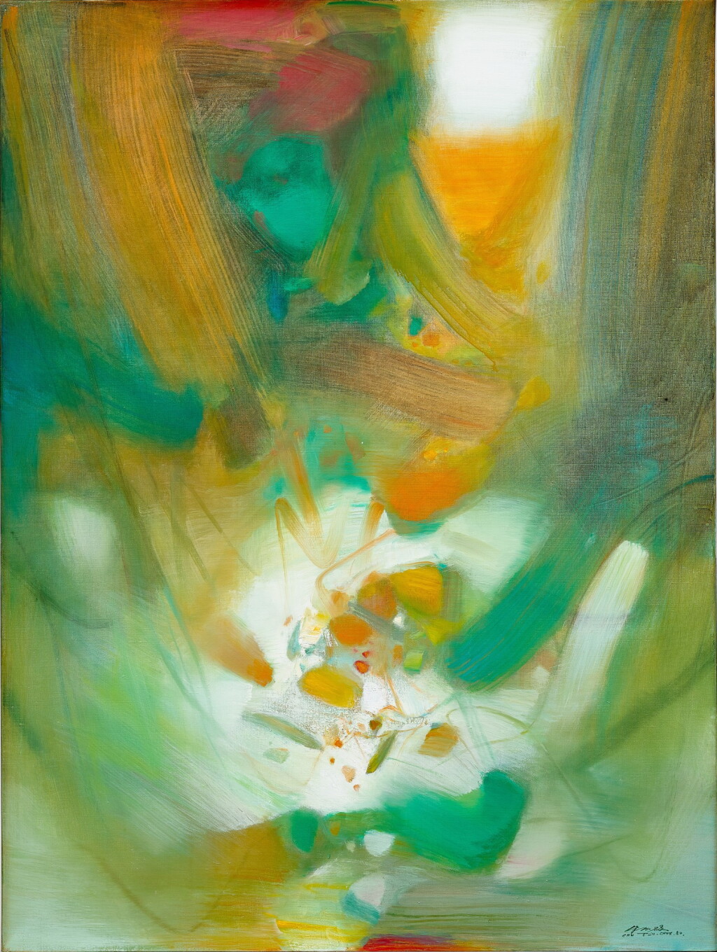 View full screen - View 1 of Lot 736. Chu Teh-Chun 朱德群 | Diffractions alertes 2 快速散射 2.
