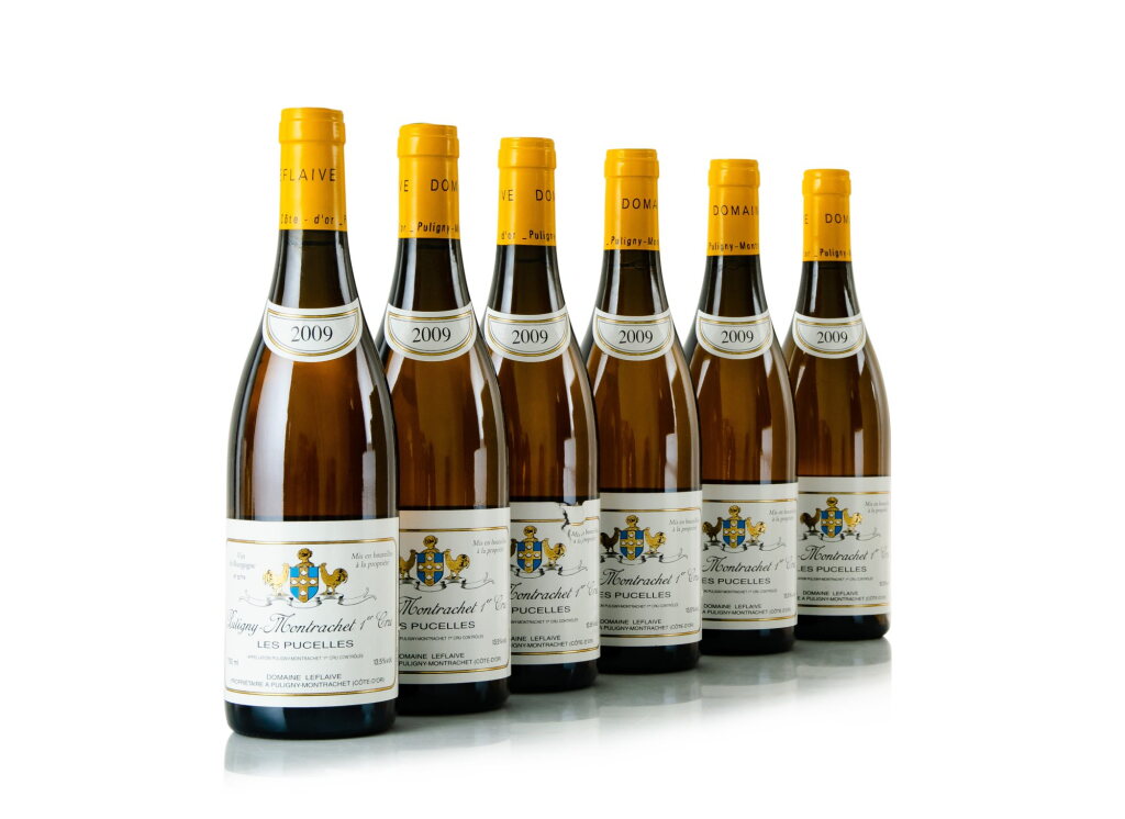 View full screen - View 1 of Lot 143. Puligny Montrachet, Les Pucelles 2009 Domaine Leflaive (6 BT).