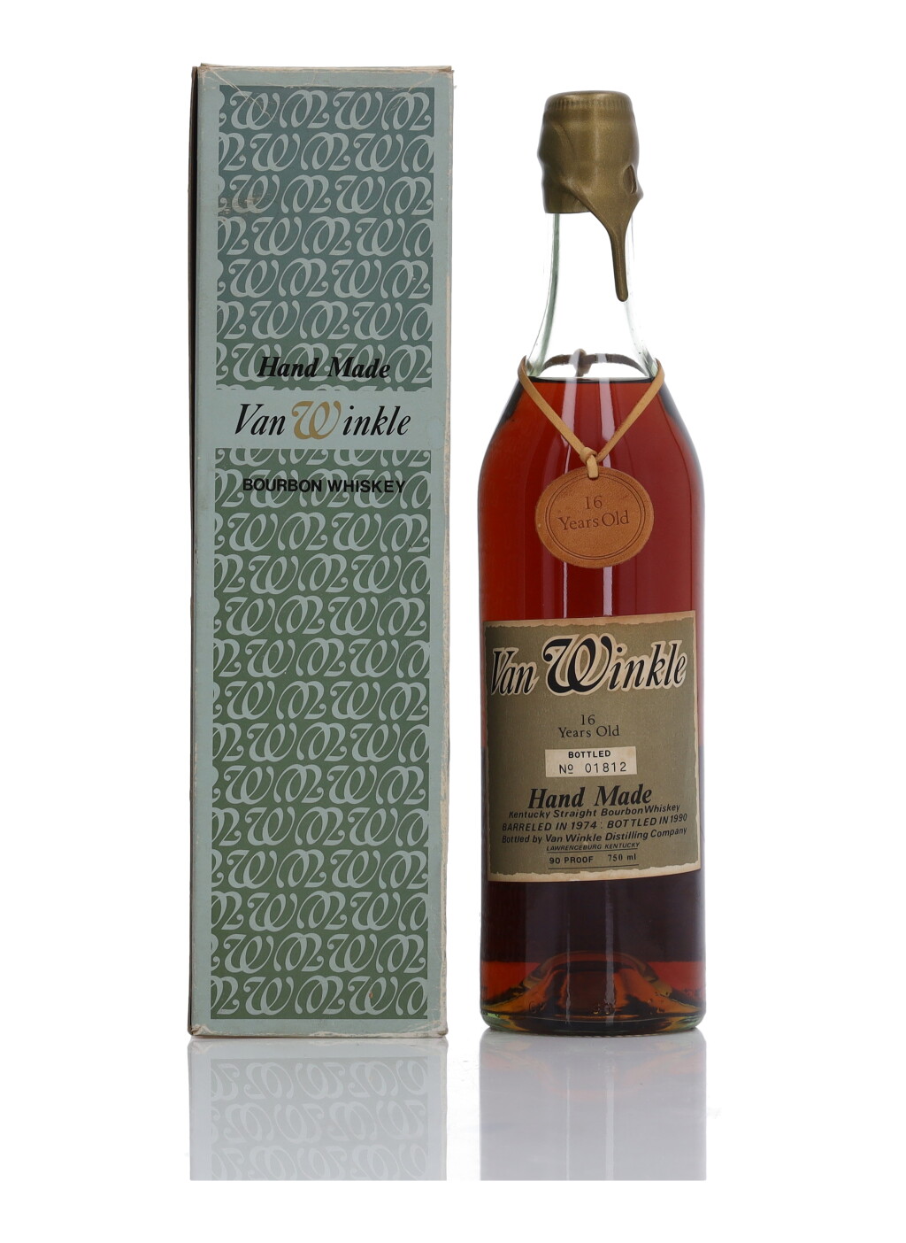 View full screen - View 1 of Lot 1164. Van Winkle 16 Year Old Family Reserve Hand Made 90 Proof 1974 (1 Bottle 75cl).