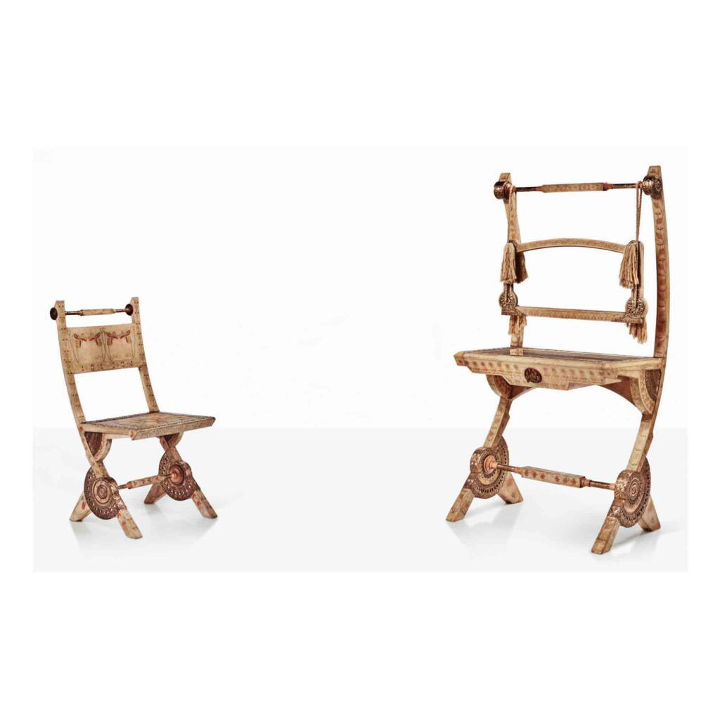 View full screen - View 1 of Lot 51. An Important Dressing Table and Chair.