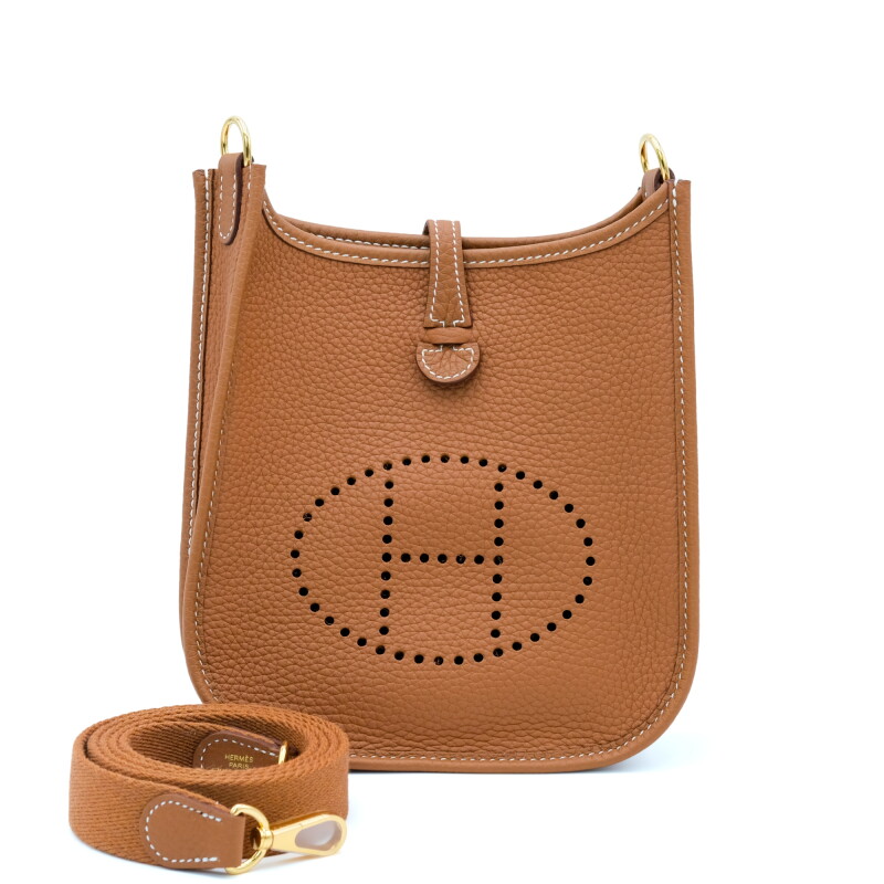 Hermès Evelyne 16 mini, Gold — image 1