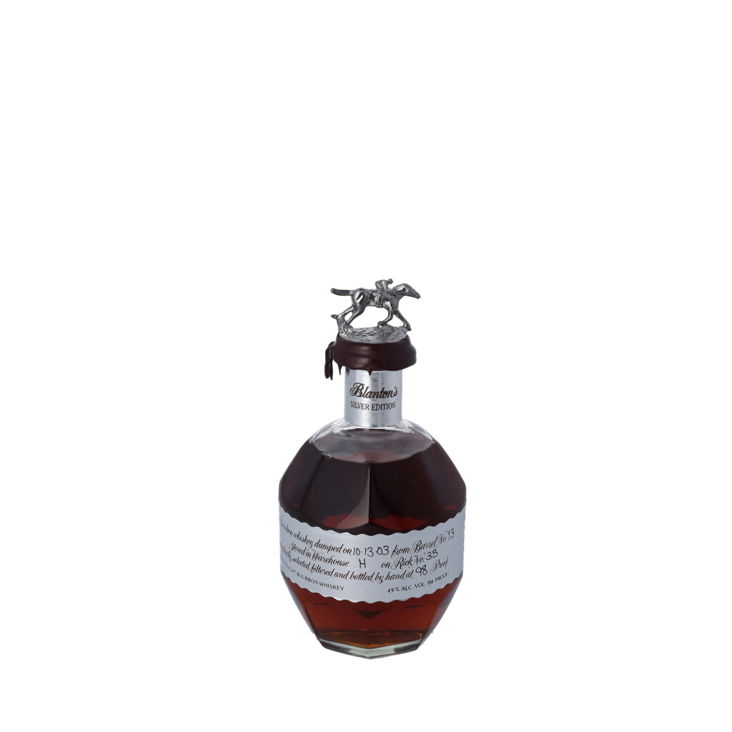 View full screen - View 1 of Lot 128. Blanton's Silver Edition Single Barrel 98 proof NV (1 BT70).