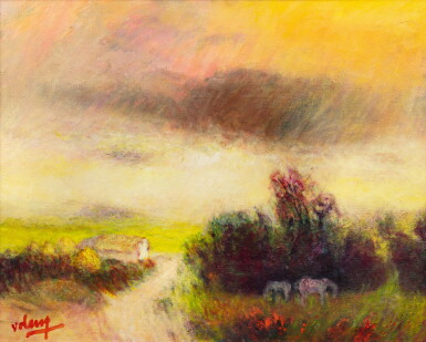 View full screen - View 1 of Lot 21. Jean Volang (1921-2005), Landscape | 尚·沃朗 (1921-2005), 鄉村風景.