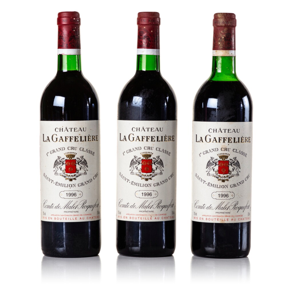 View full screen - View 1 of Lot 249. Château La Gaffelière 1996 (3 BT).