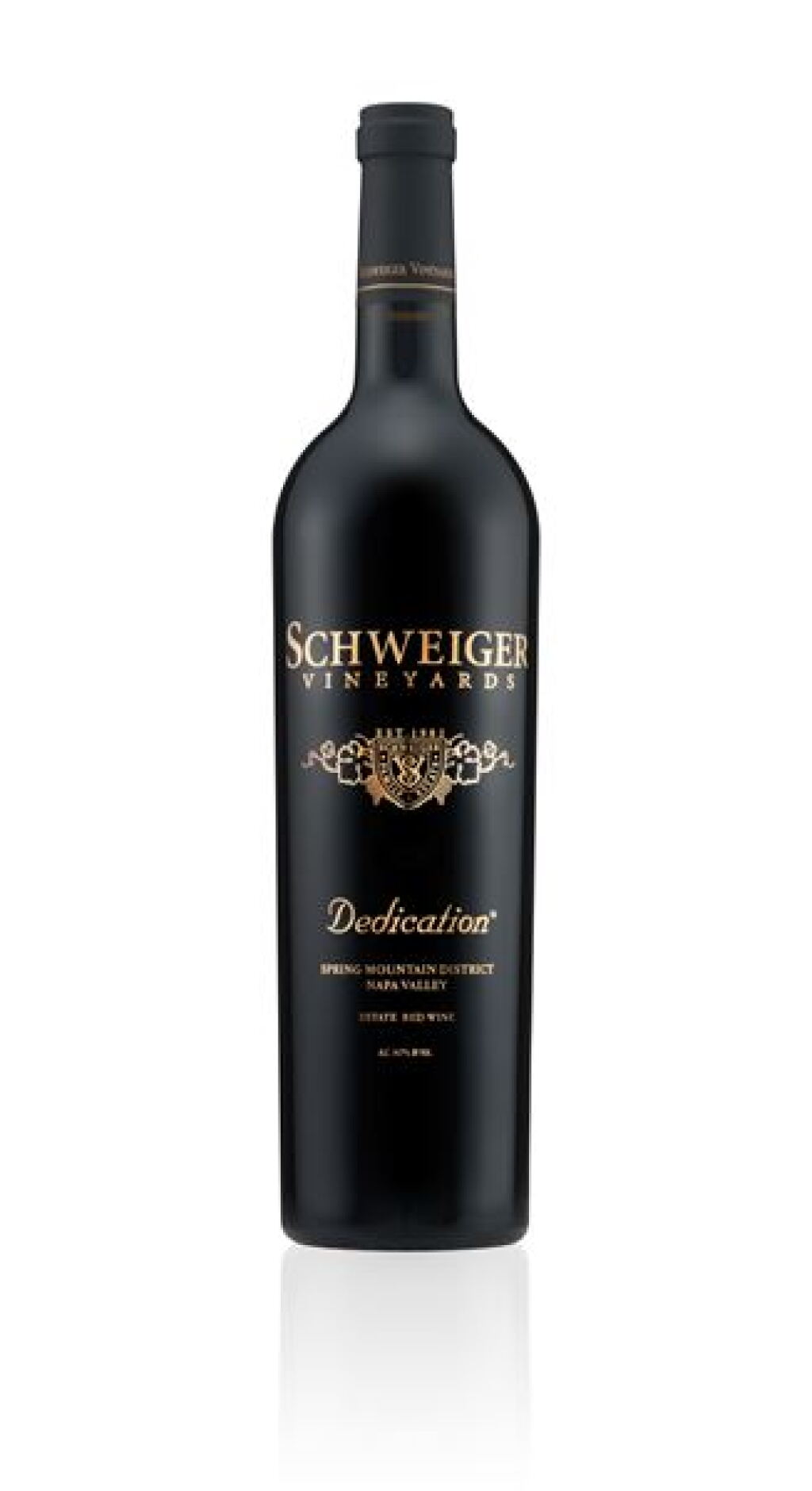 View full screen - View 1 of Lot 236. Schweiger Vineyards, Dedication, Red Table Wine, Spring Mountain District 2004 (12 BT).