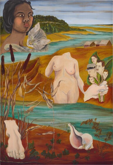 View full screen - View 1 of Lot 125. DORIS LINDO LEWIS | GAIA WITH LOVE AND REVENGE.