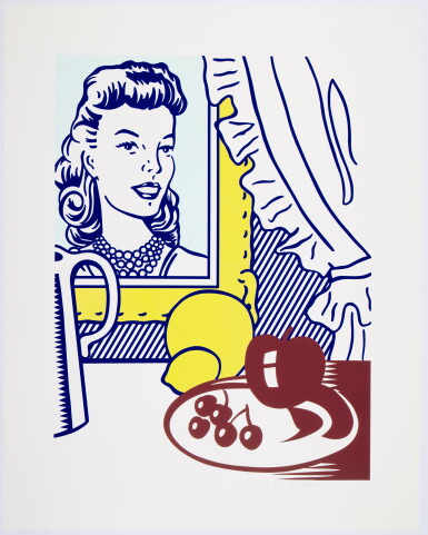 View full screen - View 1 of Lot 568. Still Life with Portrait, from the Six Still Lifes series.