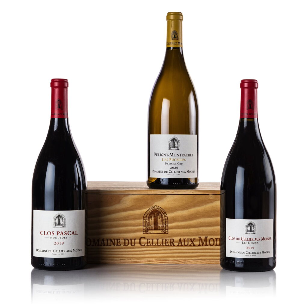 View full screen - View 1 of Lot 12. Wine & Experience | Domaine du Cellier aux Moines, Givry & Puligny Montrachet Assortment (3 MAG).